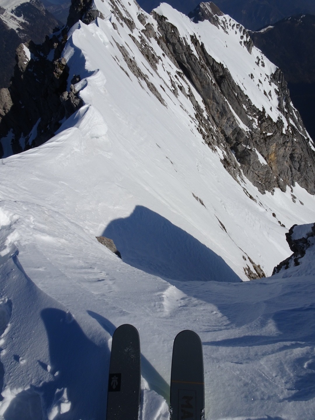 Départ de la face Est