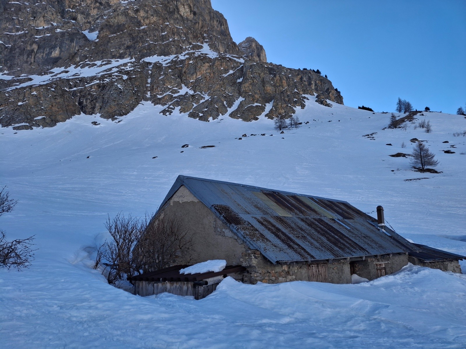 &nbsp;Il reste un peu de neige dans le secteur&nbsp;