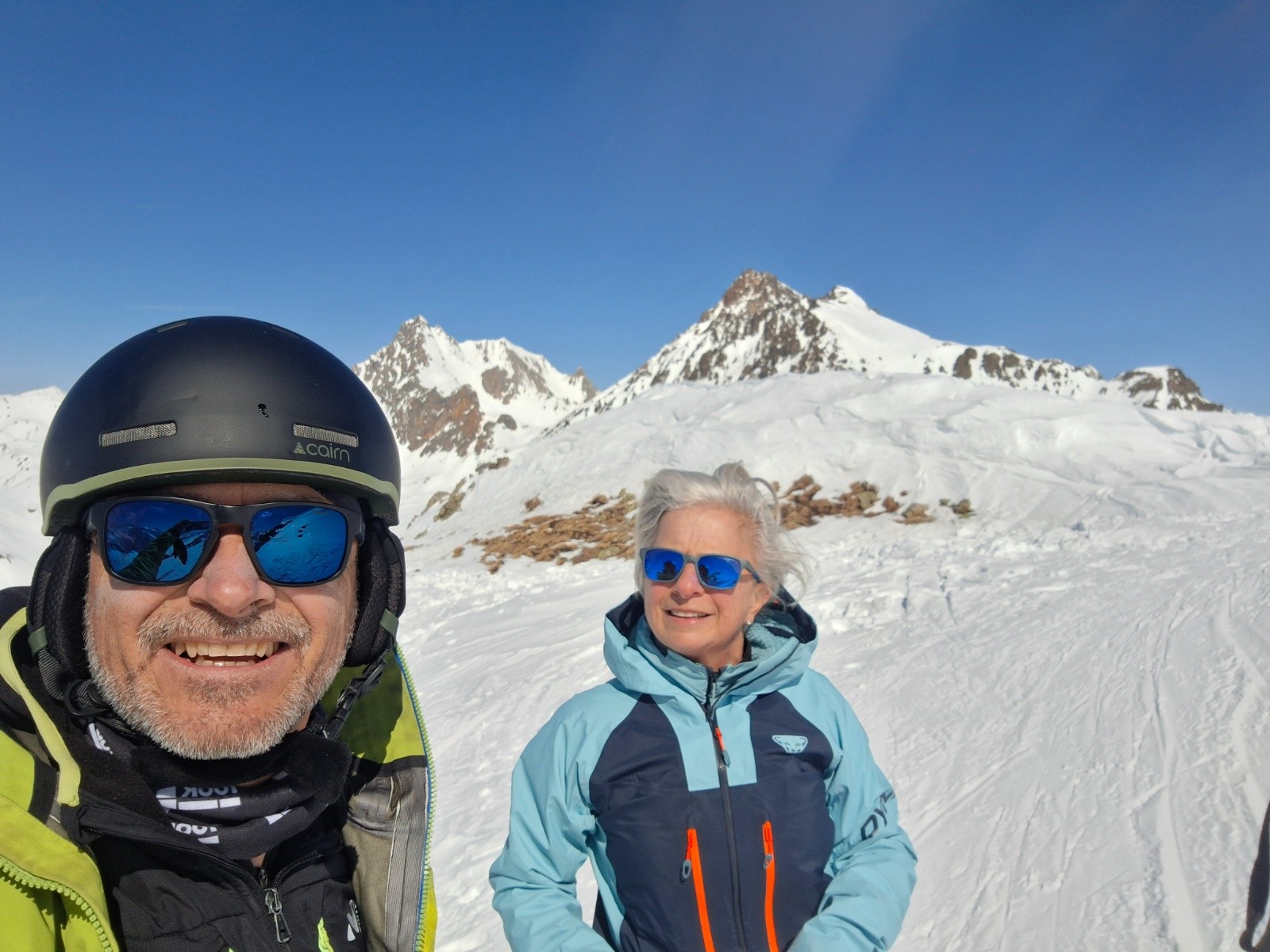 &nbsp;L’équipe de la matinée sur la crête du Chardonnet&nbsp;