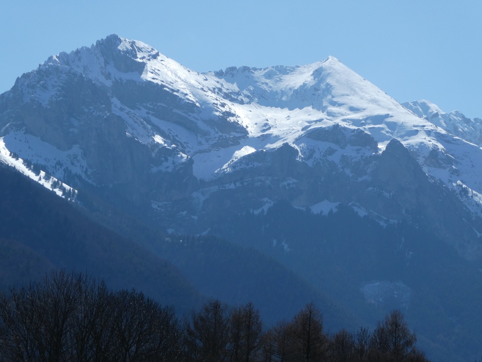 &nbsp;Le sommet depuis pellafol