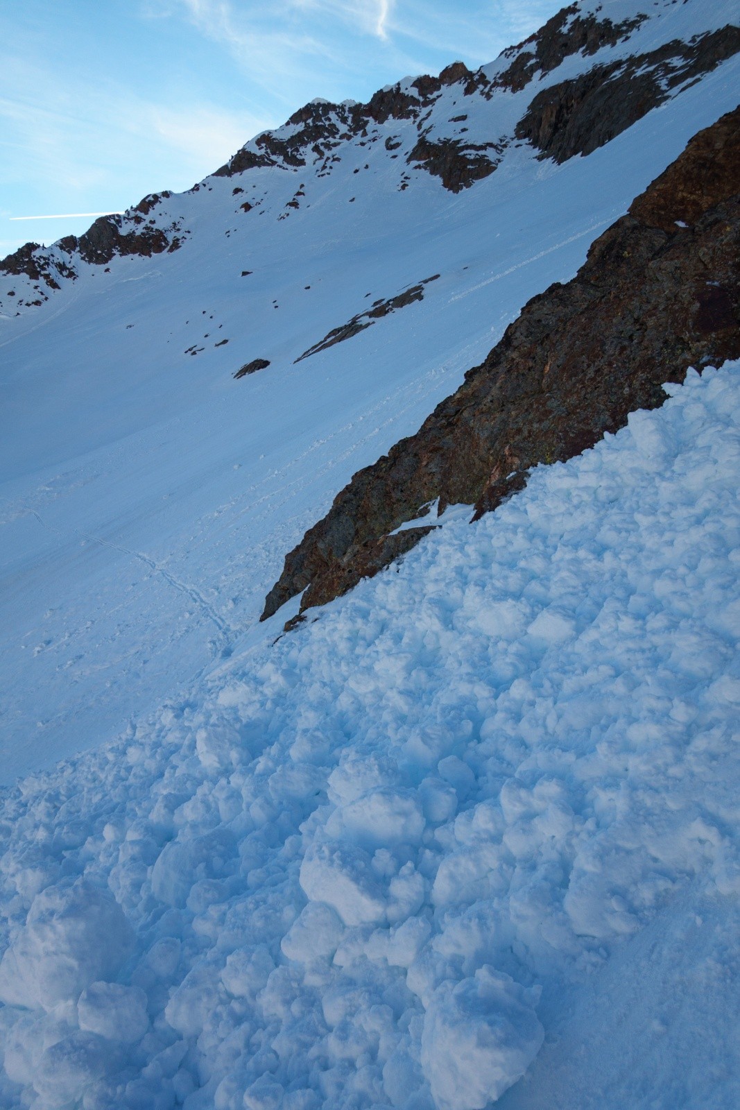 #18 Les traces de ce matin ont disparu sous la coulée Les traces de ce matin ont disparu sous la coulée