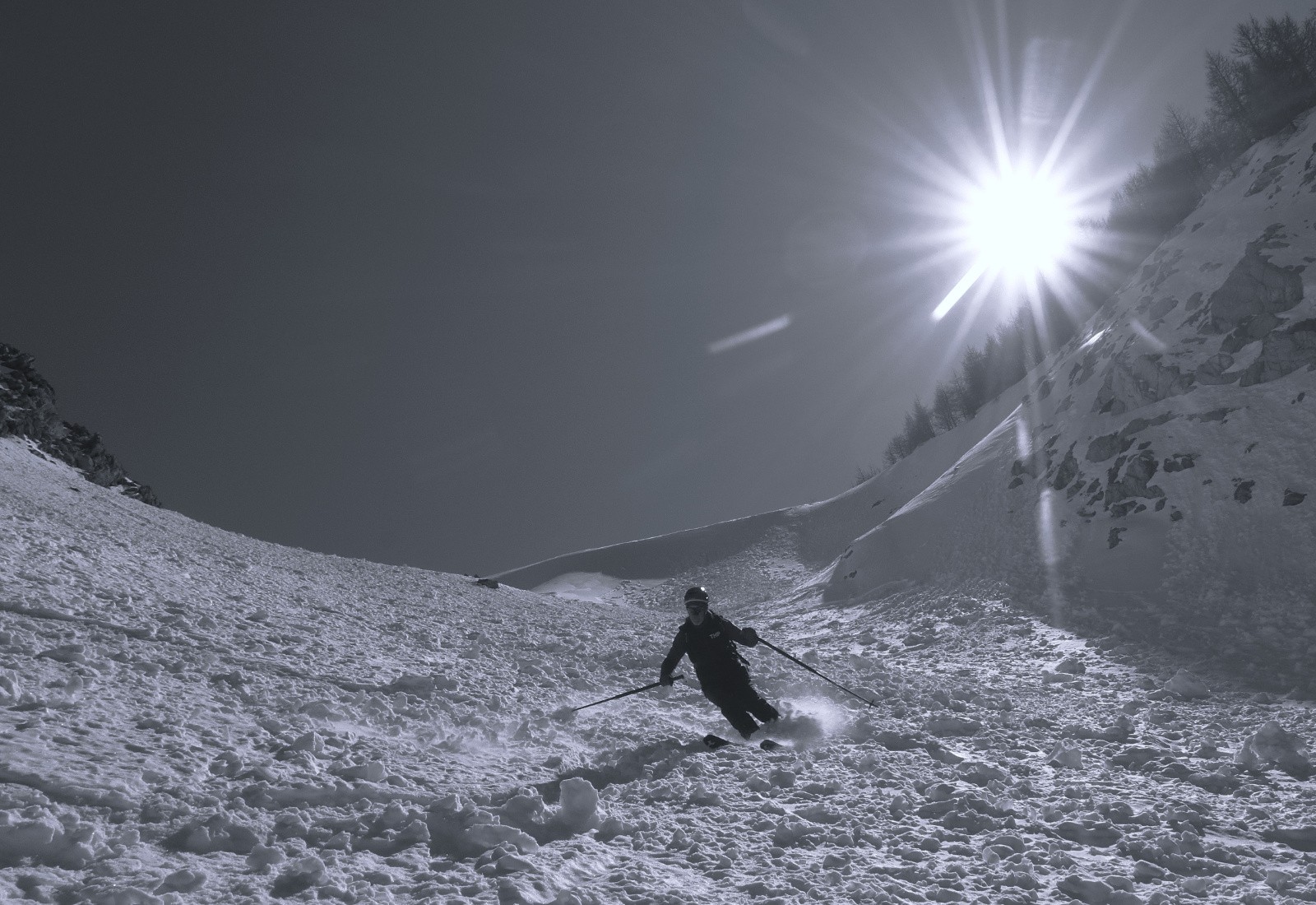 #27 Boulettes poudreuses dans le Ravin Nord du Col de Talon Boulettes poudreuses dans le Ravin Nord du Col de Talon