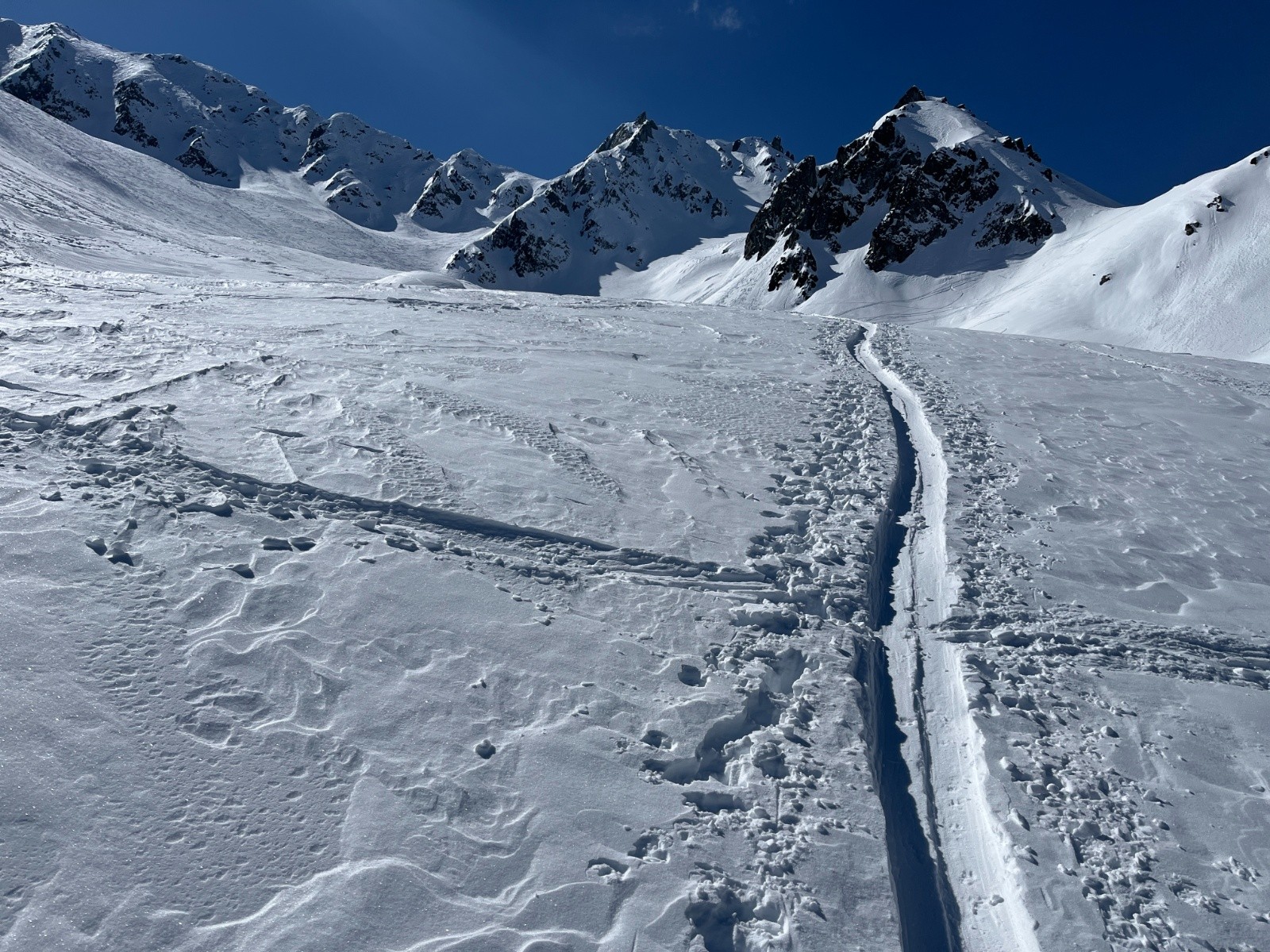 #1 Montée dans la combe du Vouteret Montée dans la combe du Vouteret