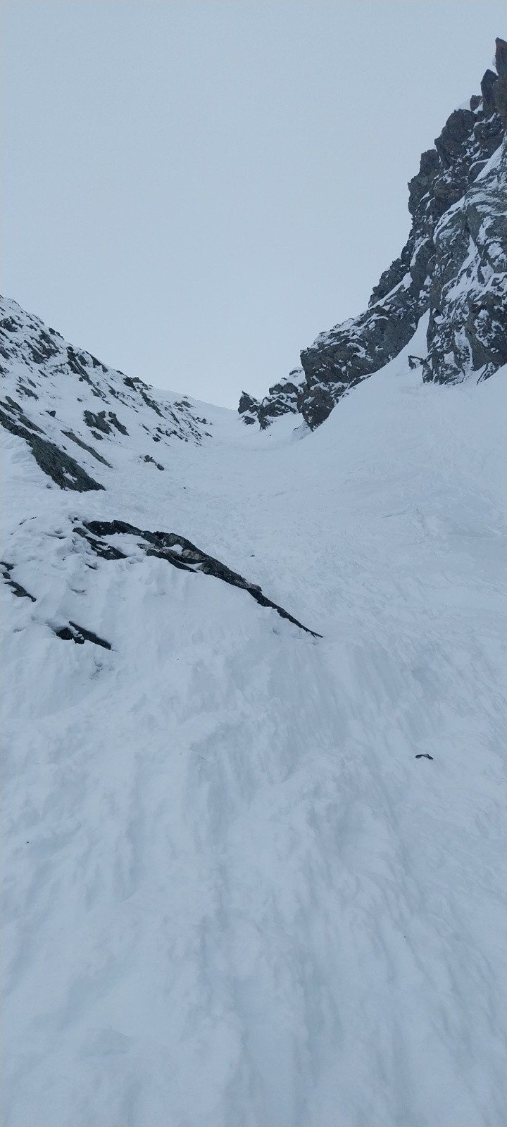 #23 Partie raide du couloir N du rocher de l Partie raide du couloir N du rocher de l'homme