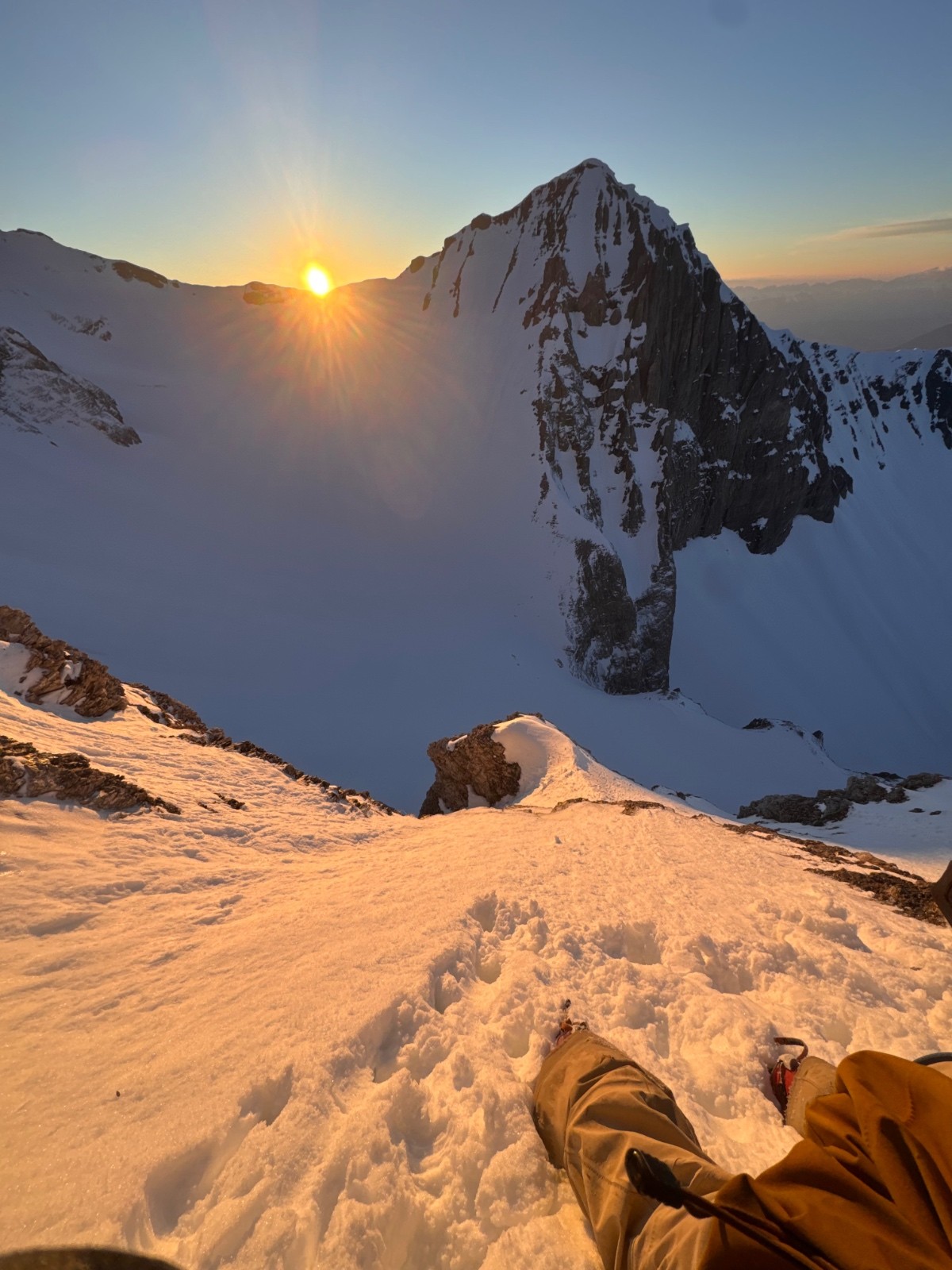 Obiou, 1ere de la Face NW historique 