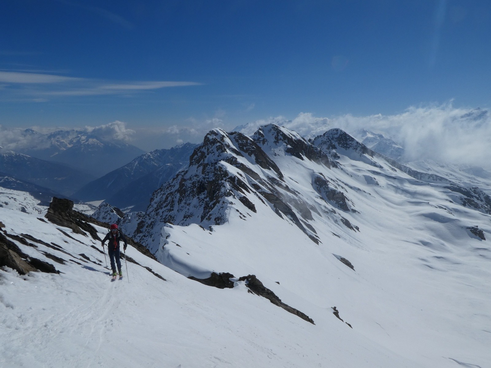 #9 Arrivée à Artanavaz, en arrière plan, le groupe des Grand Créton Arrivée à Artanavaz, en arrière plan, le groupe des Grand Créton