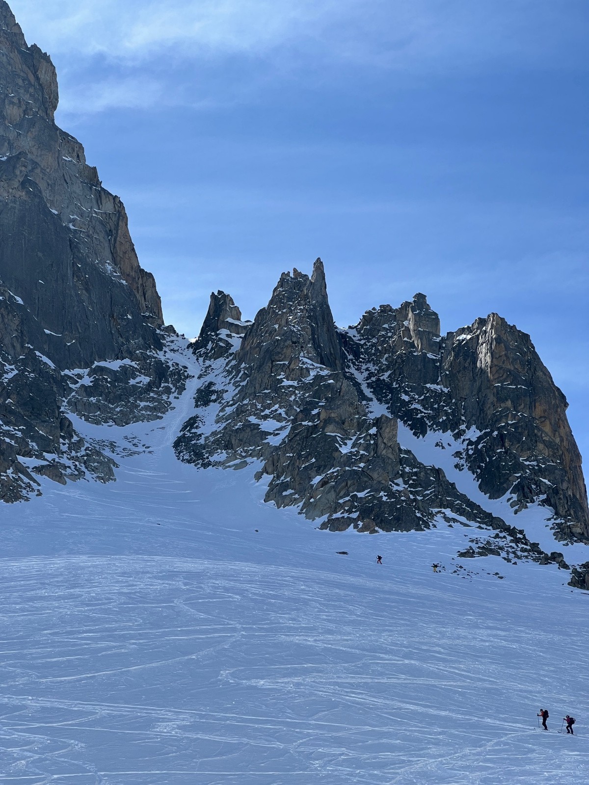 Brèche au col des Ecandiers coté Champex