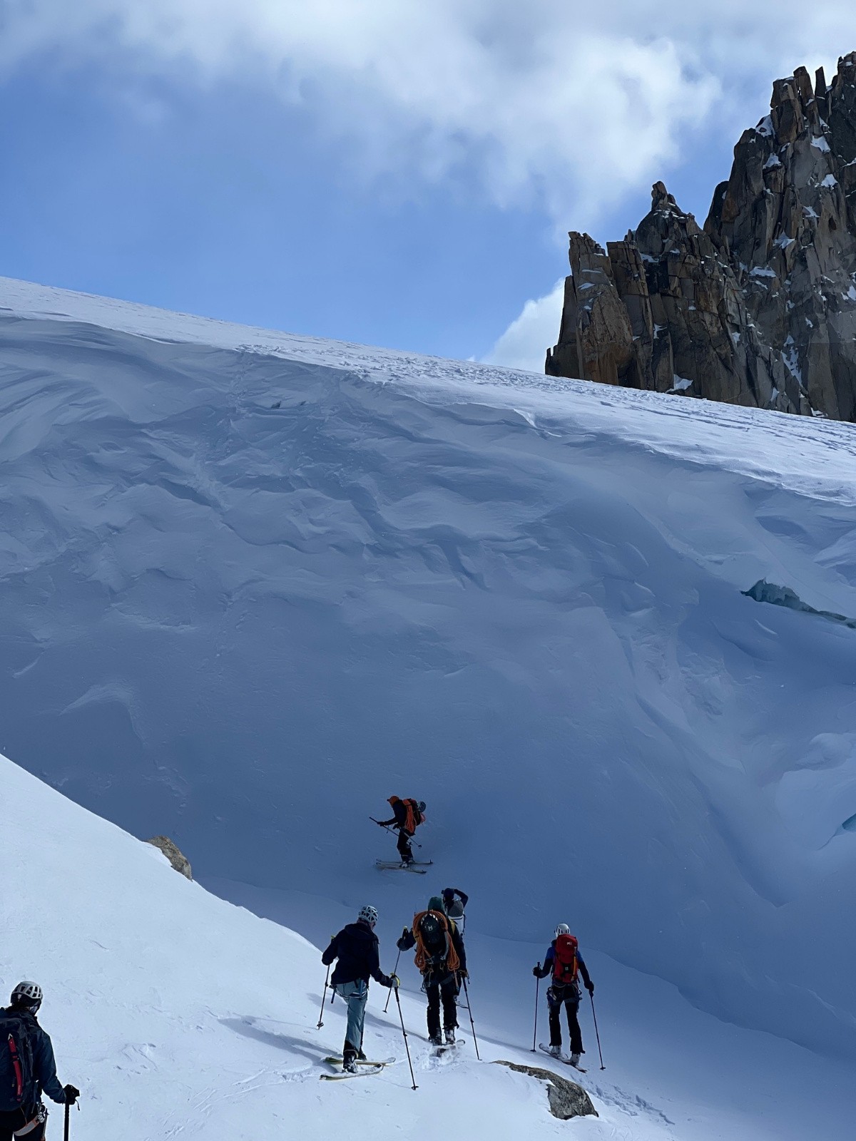 La congère au col des Plines