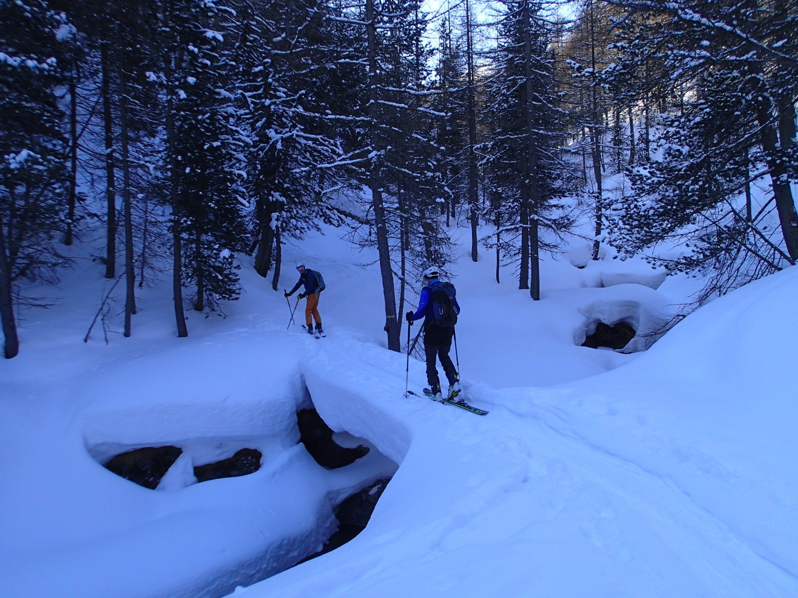 Ch'tit pont rigolo sur le torrent d'Urine...