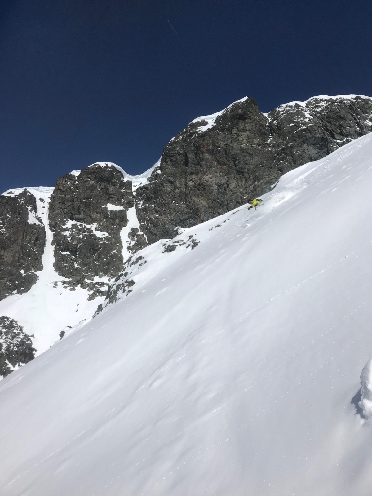 Un des traceurs en mode décente.