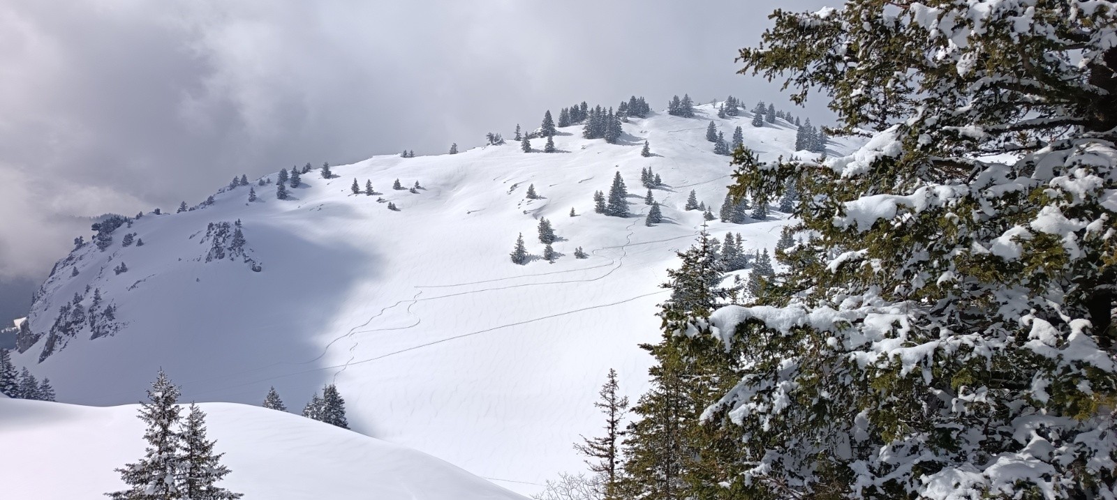 Dernière remontée au col de Léchaud