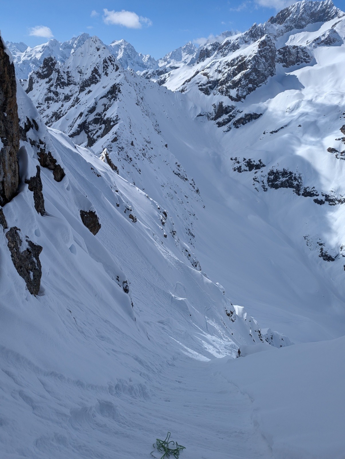 deja une belle face à skier
