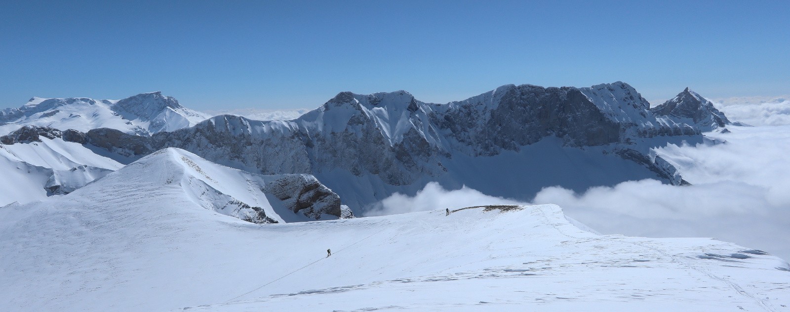 Devant le versant N de la crête Rama/Vachères&nbsp;