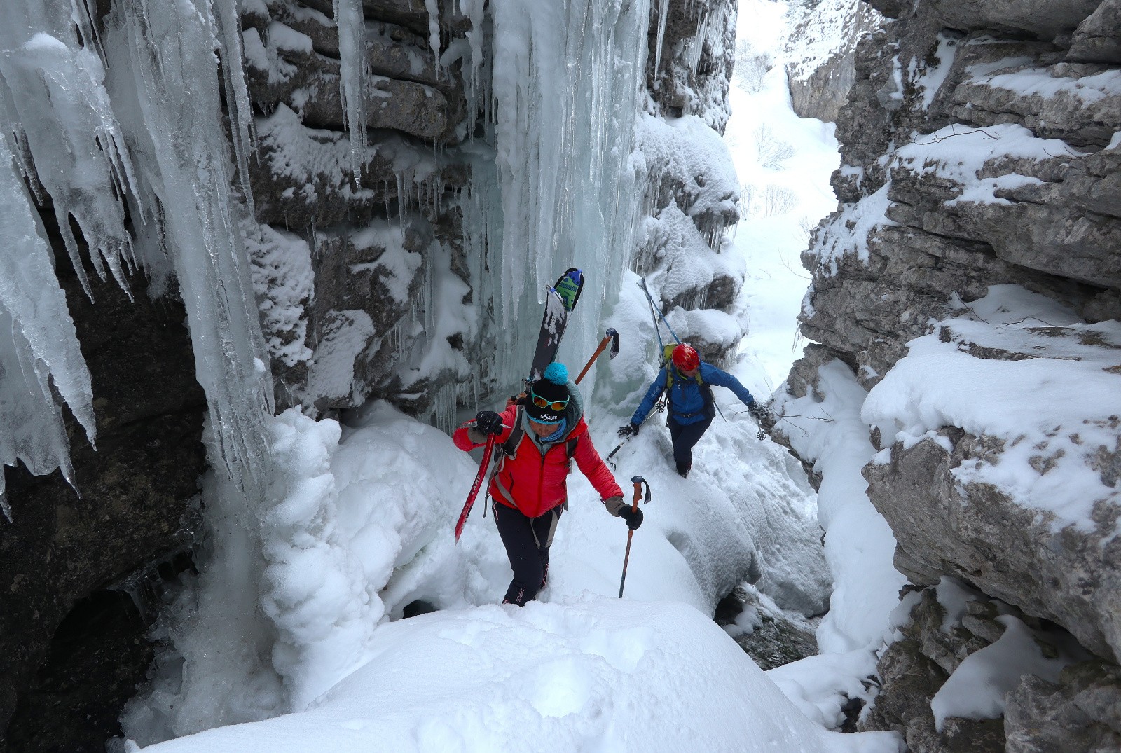 Sortie du canyon&nbsp;