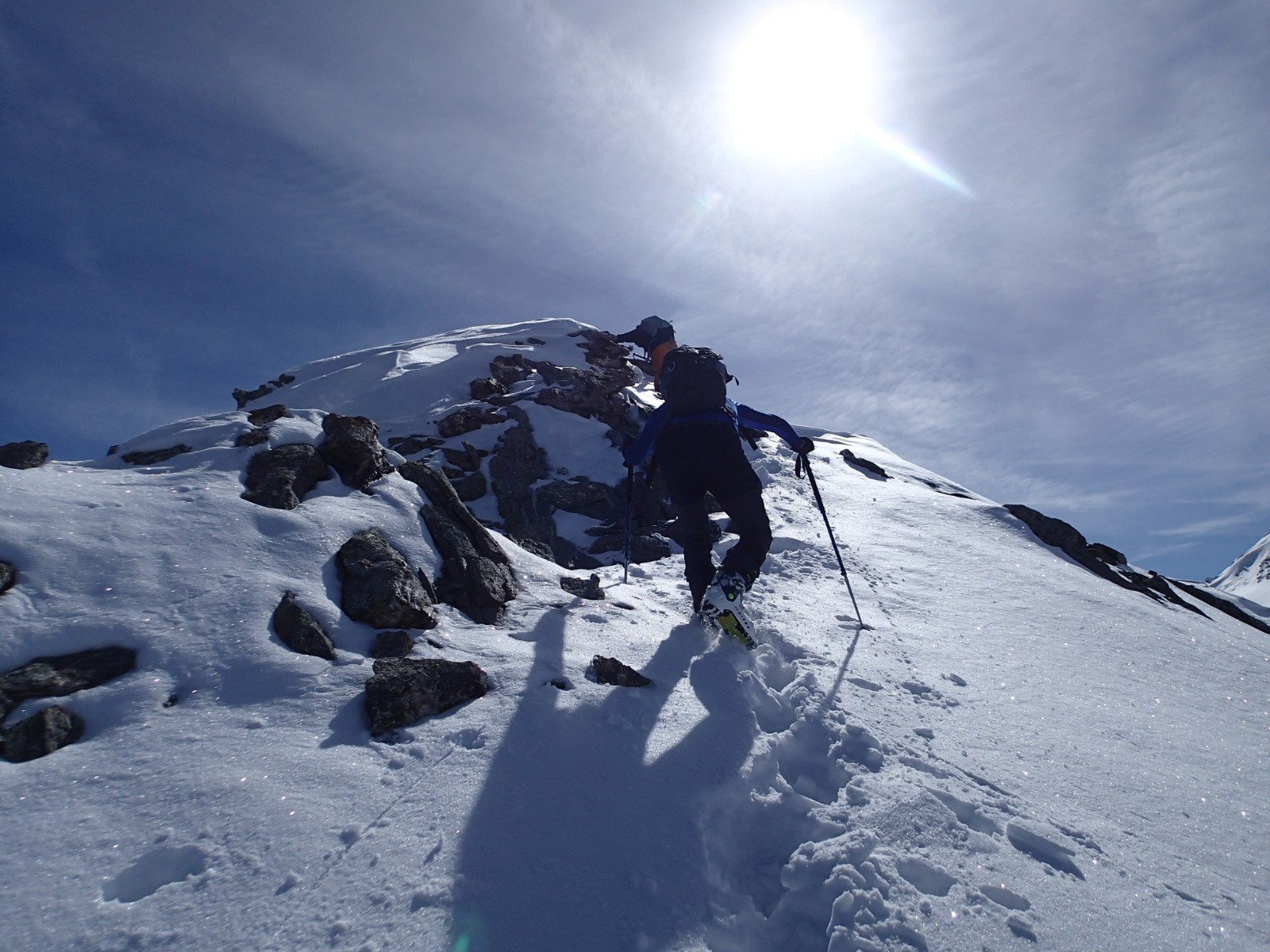 Dernier pas avant le sommet...