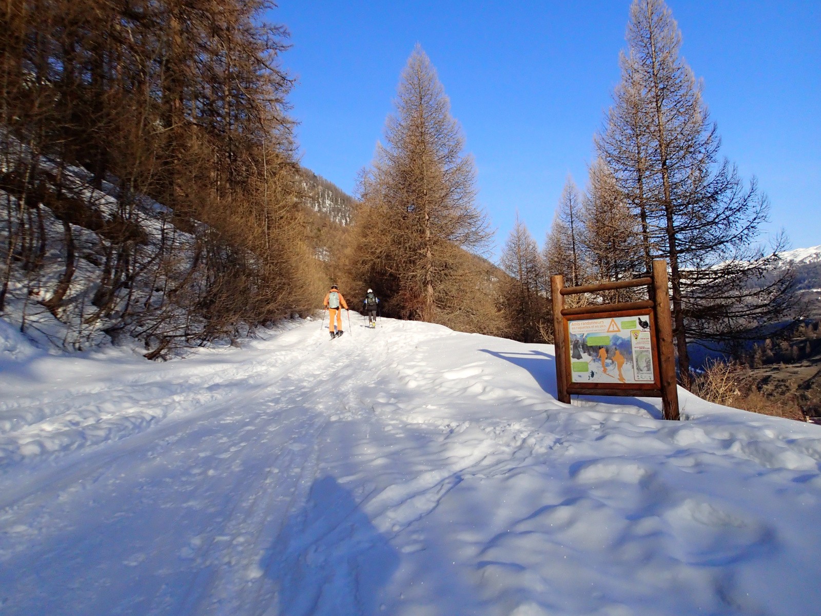 Départ au soleil...