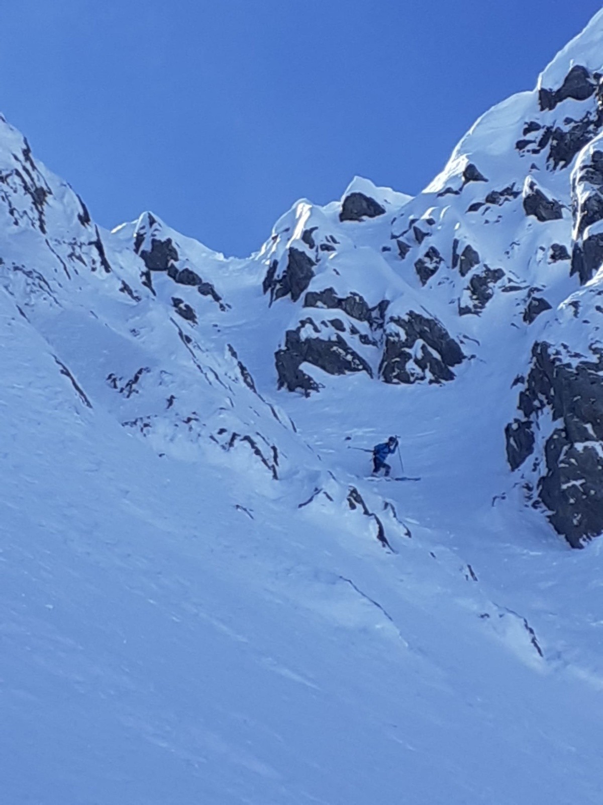 &nbsp;couloir N du Rocher de l'Homme
