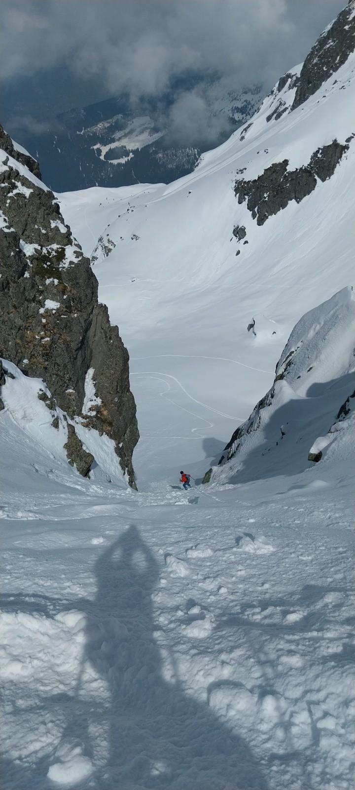 &nbsp;au dessus du lac de Crop