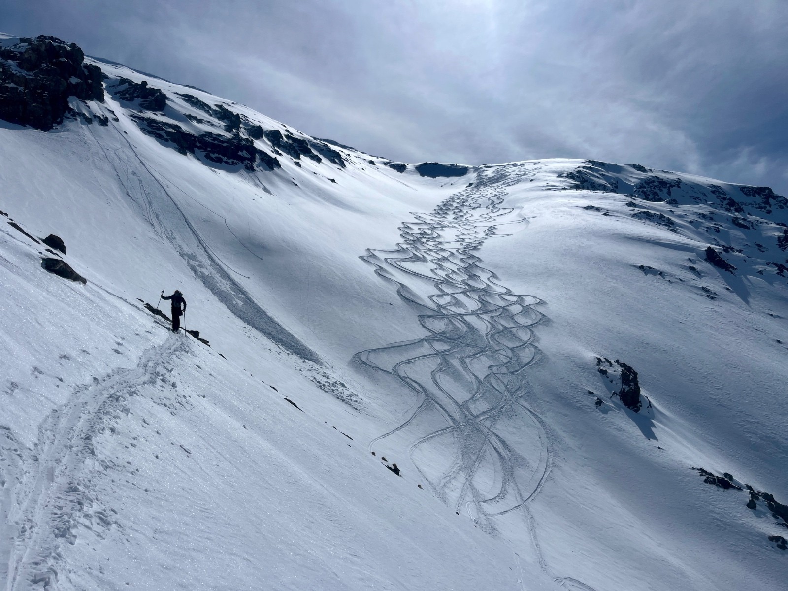 &nbsp;En remontant au col de Prafauchier