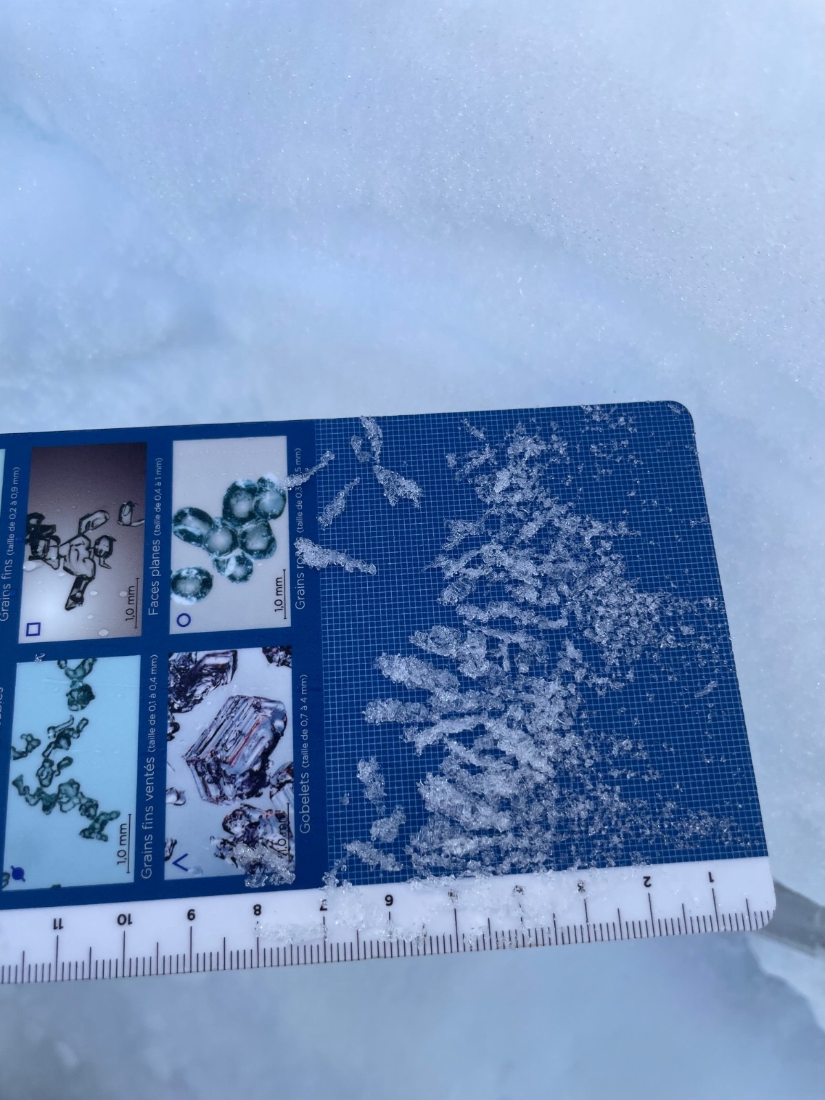 &nbsp;givre sous les 20 cm de poudre