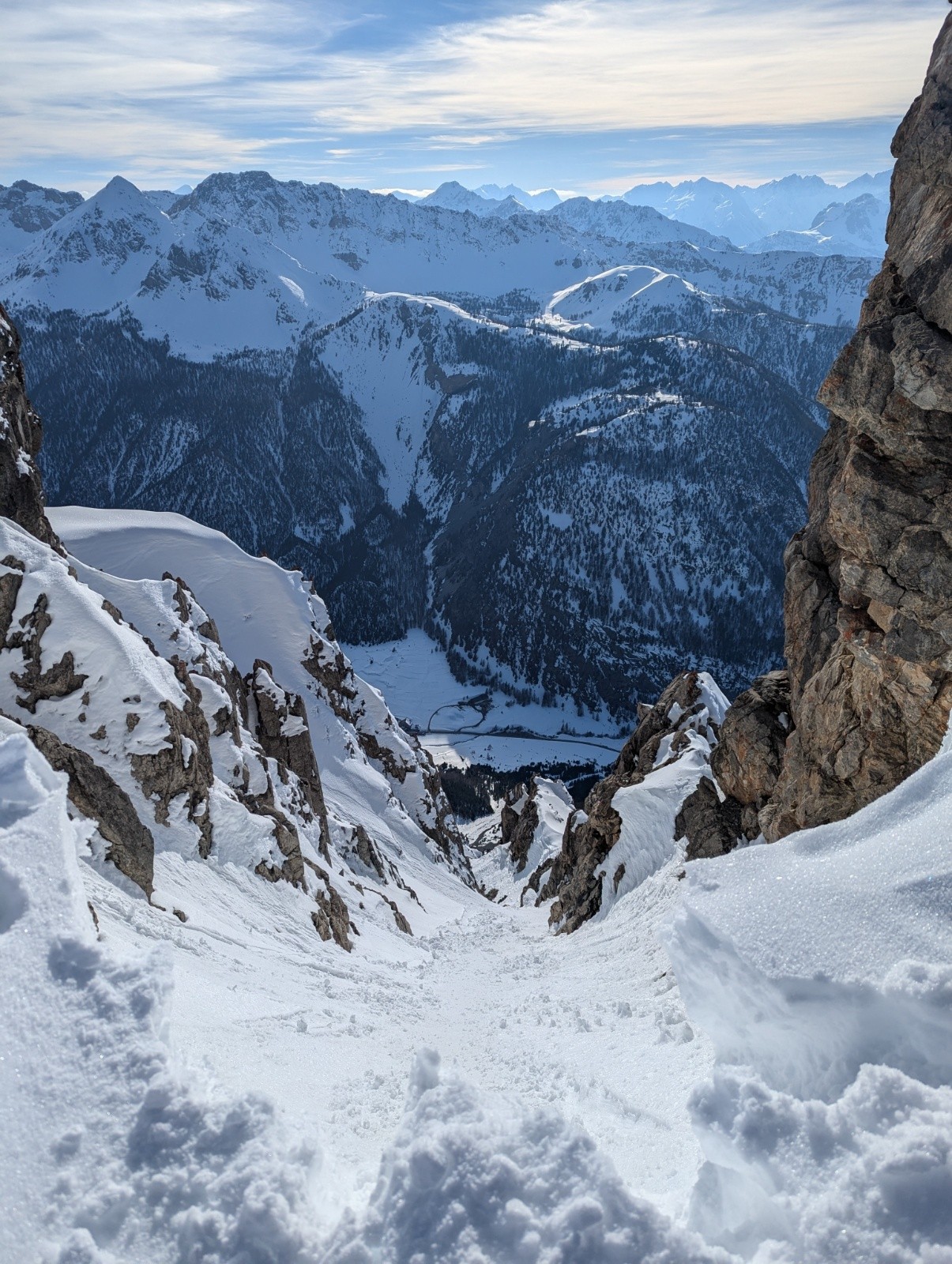 l'entrée du couloir