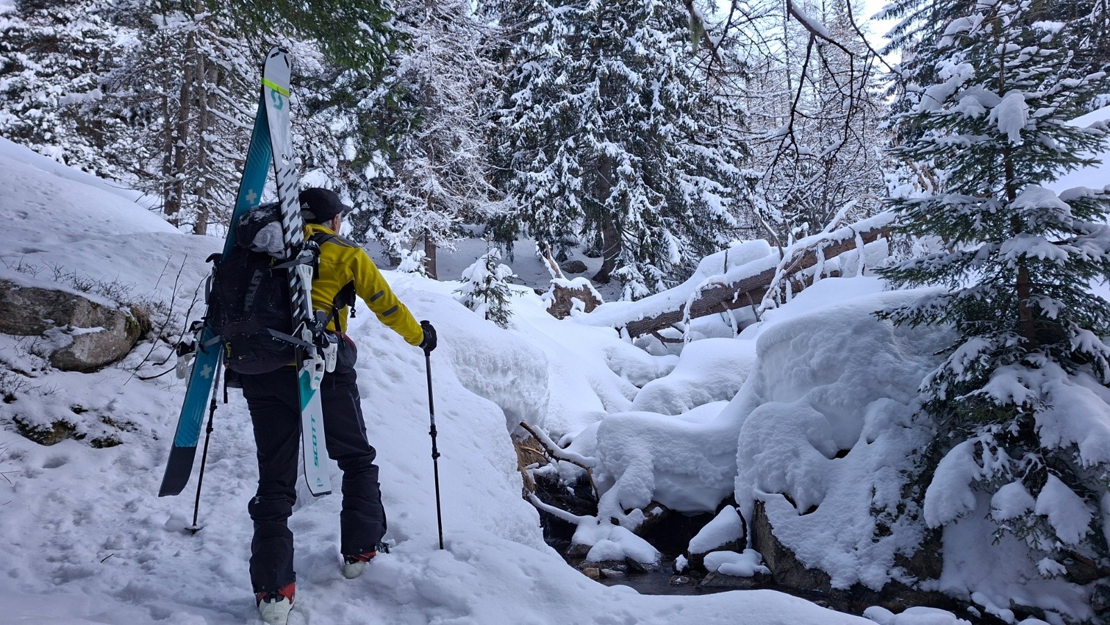 &nbsp;Belle couche a 1600 dans le vallon des Erps