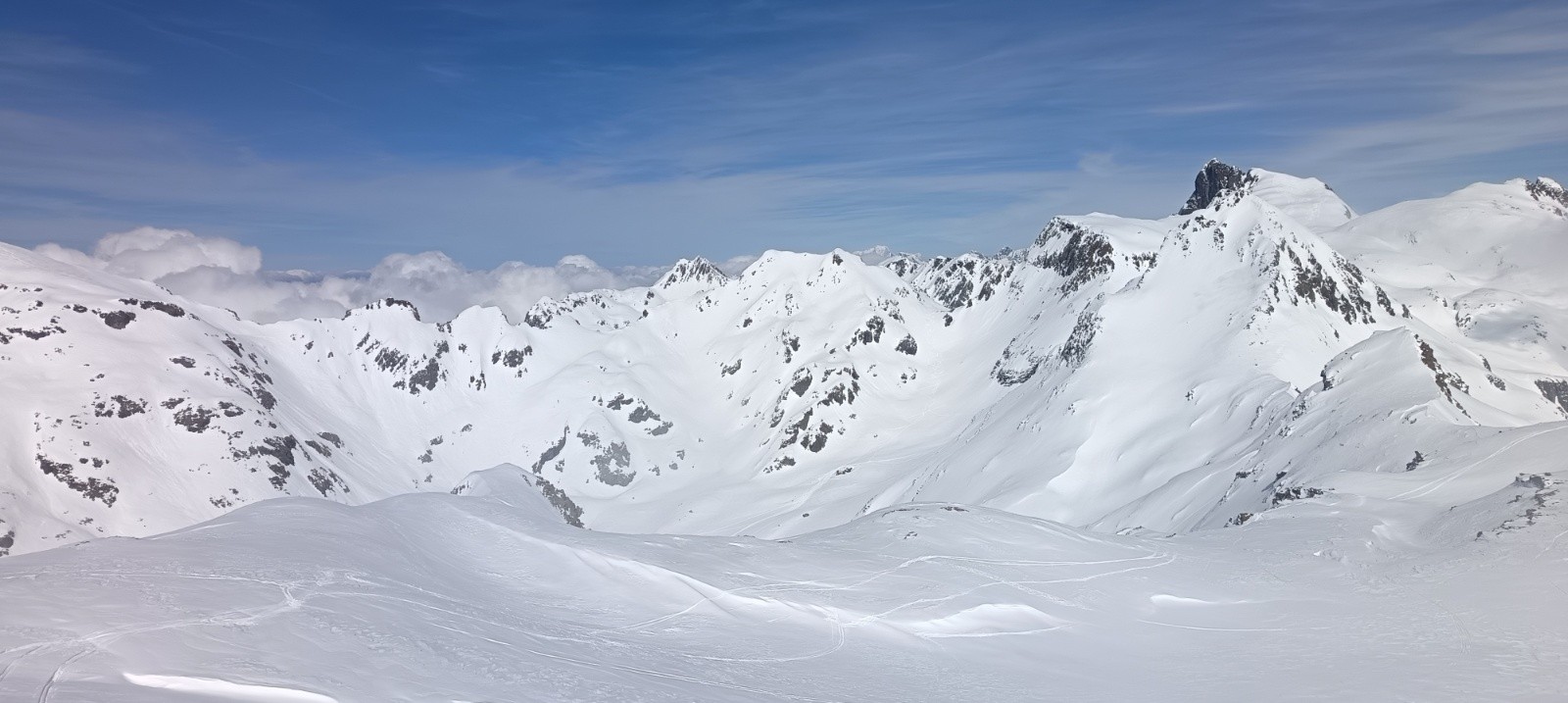 Croix de Belledonne tracée&nbsp;