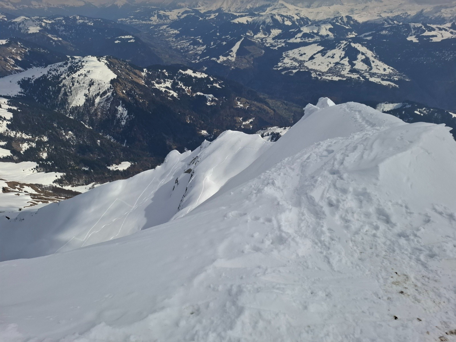 &nbsp;Crète du charvin via le lac