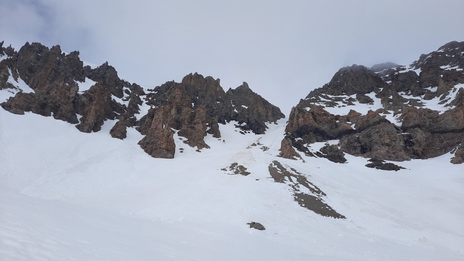Pic Ouest du Combeynot, couloir S&nbsp;