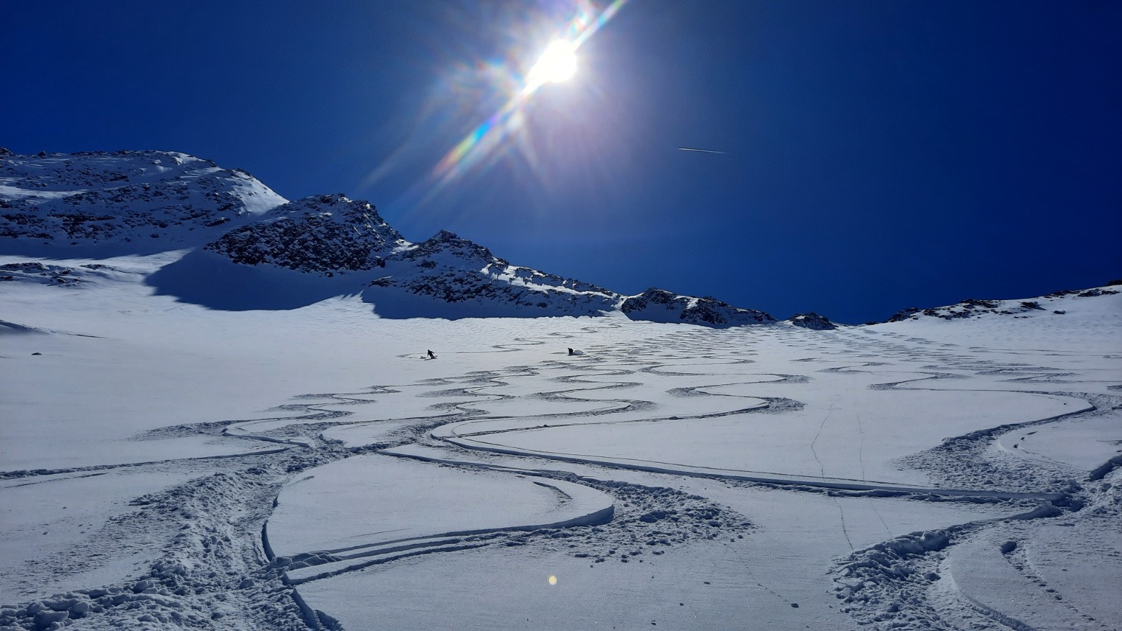 #13 Sous la crête menant au Goléon, N Sous la crête menant au Goléon, N