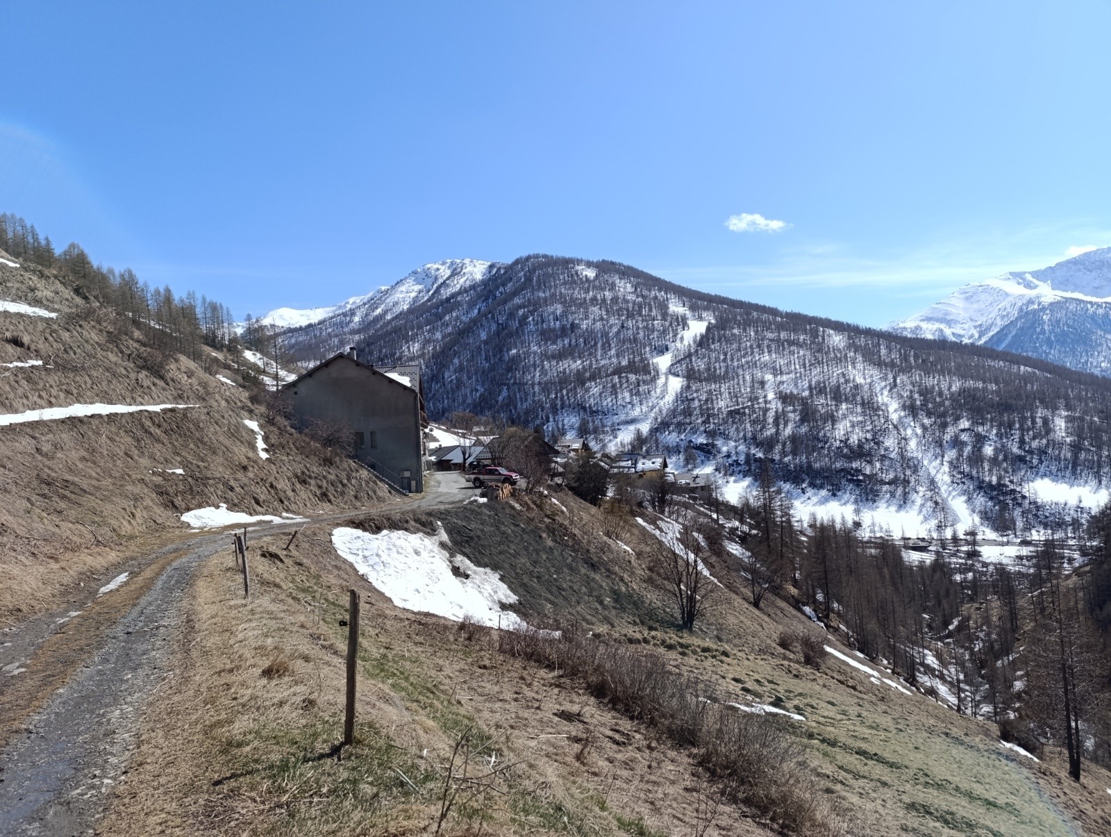 Un des nids d'Aigles du Queyras&nbsp;