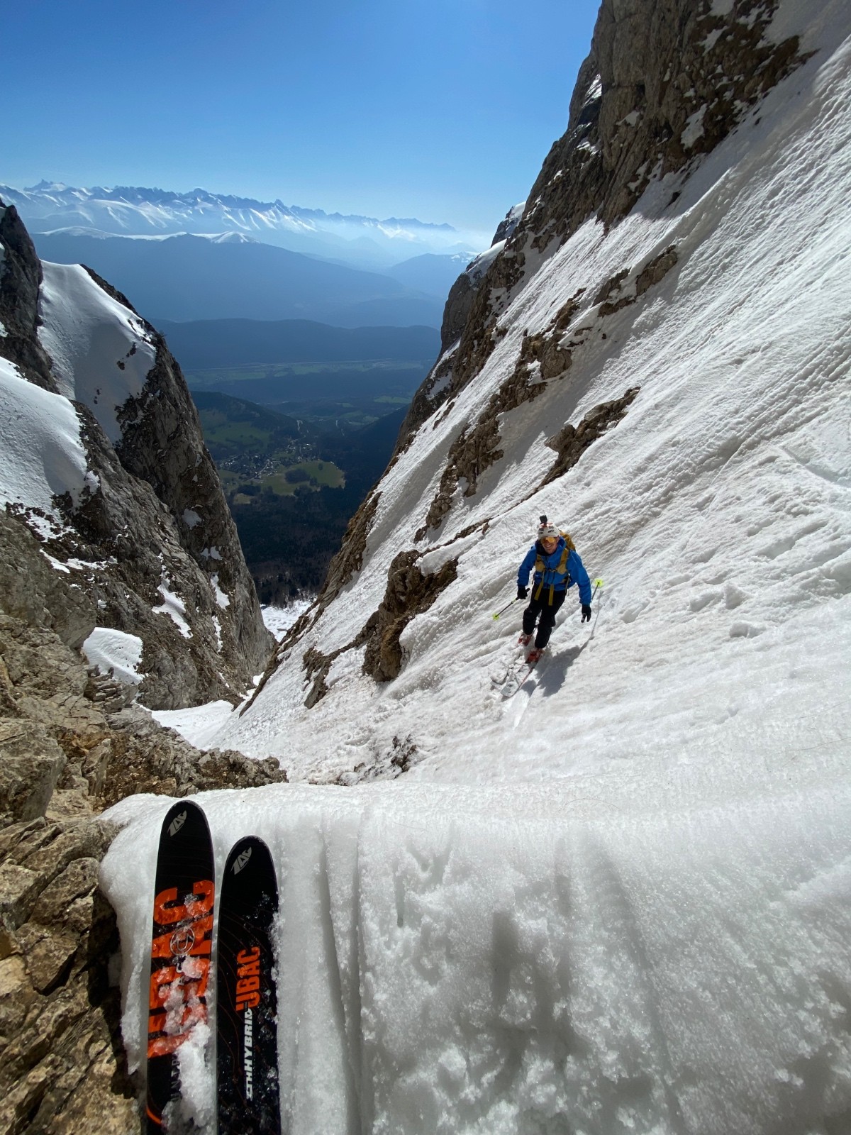 Descente escalier dans les cailloux