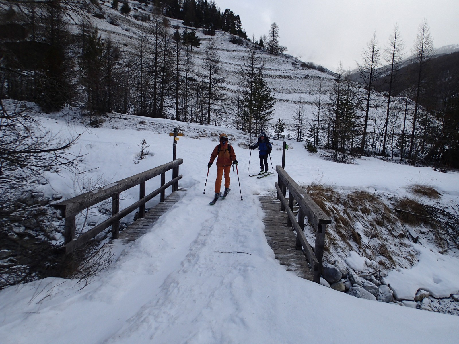 Le ch'tit pont au départ...