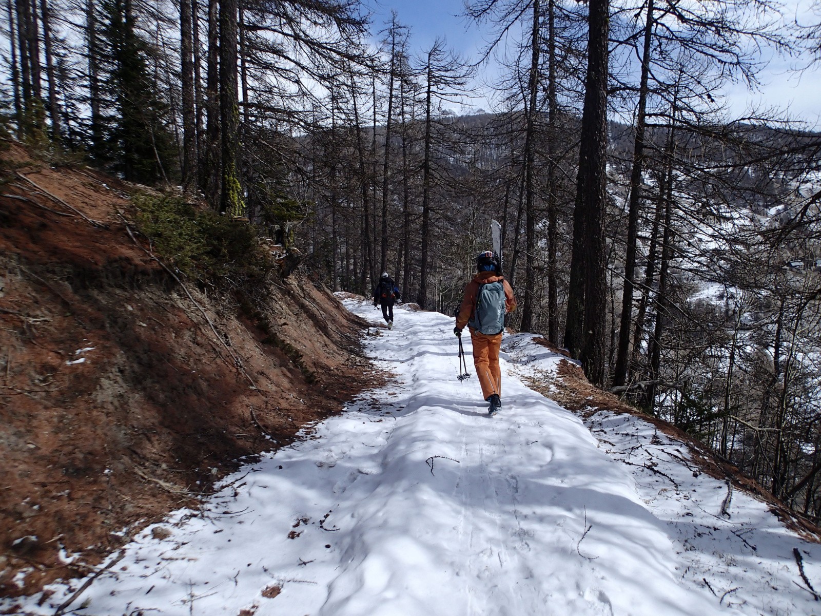 Un peu de marche aussi entre deux zones \