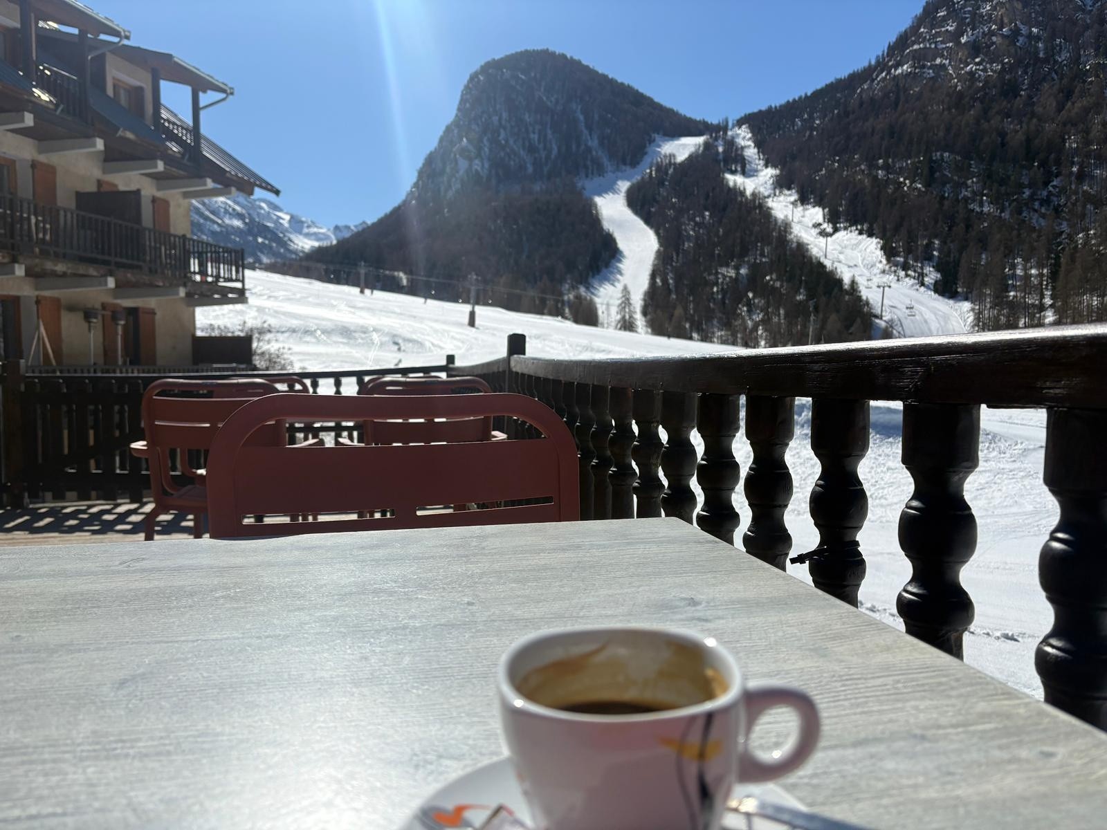 Les pistes..pour la dernière semaine de fonctionnement de Ceillac