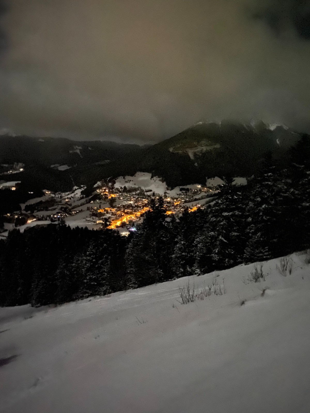#3 Le Sappey vu d Le Sappey vu d'en haut de la piste, quelques mètres en-dessous de la crête.