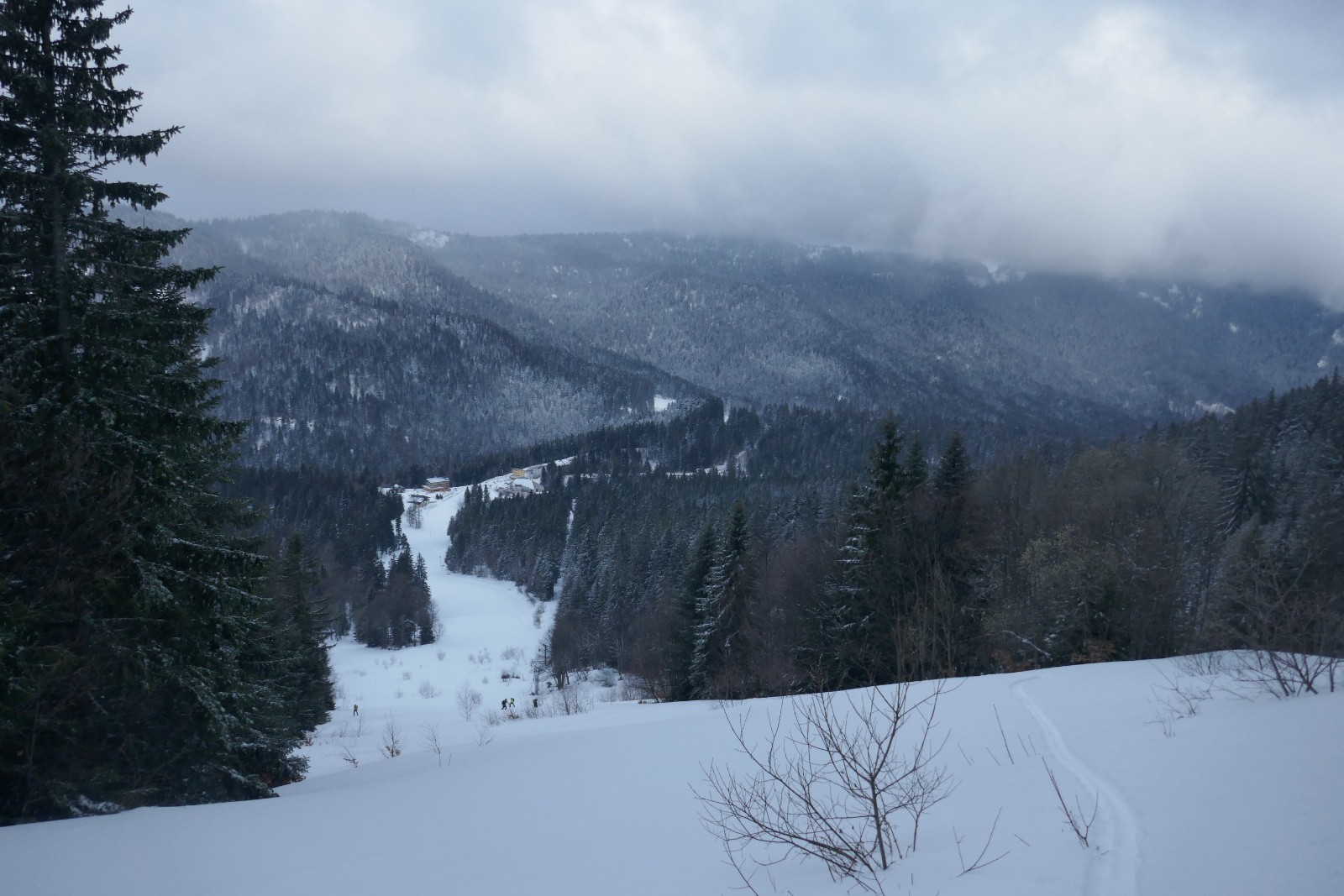 Etat de l'enneigement au col de Porte 