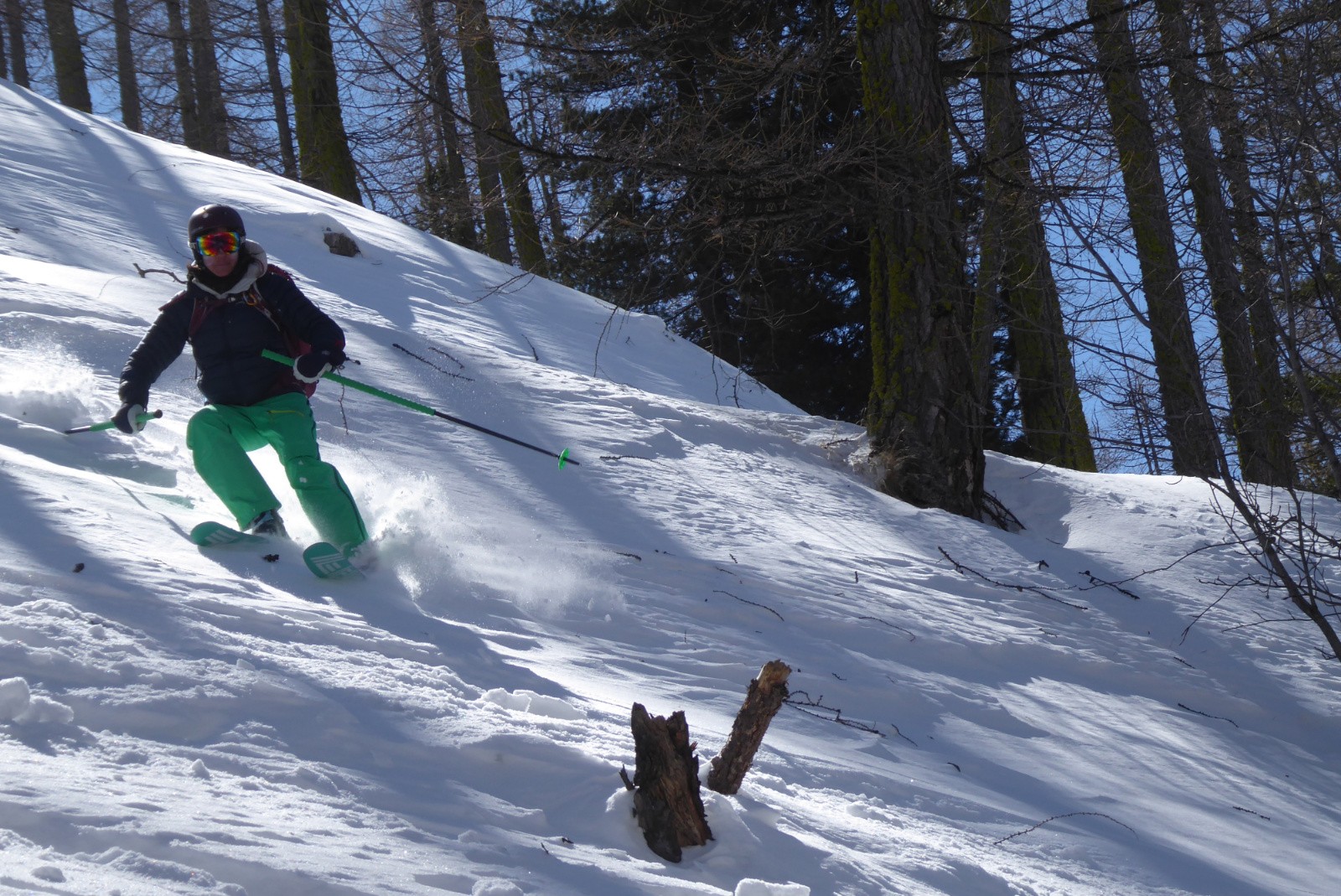 SAMA profite des zones de poudre !