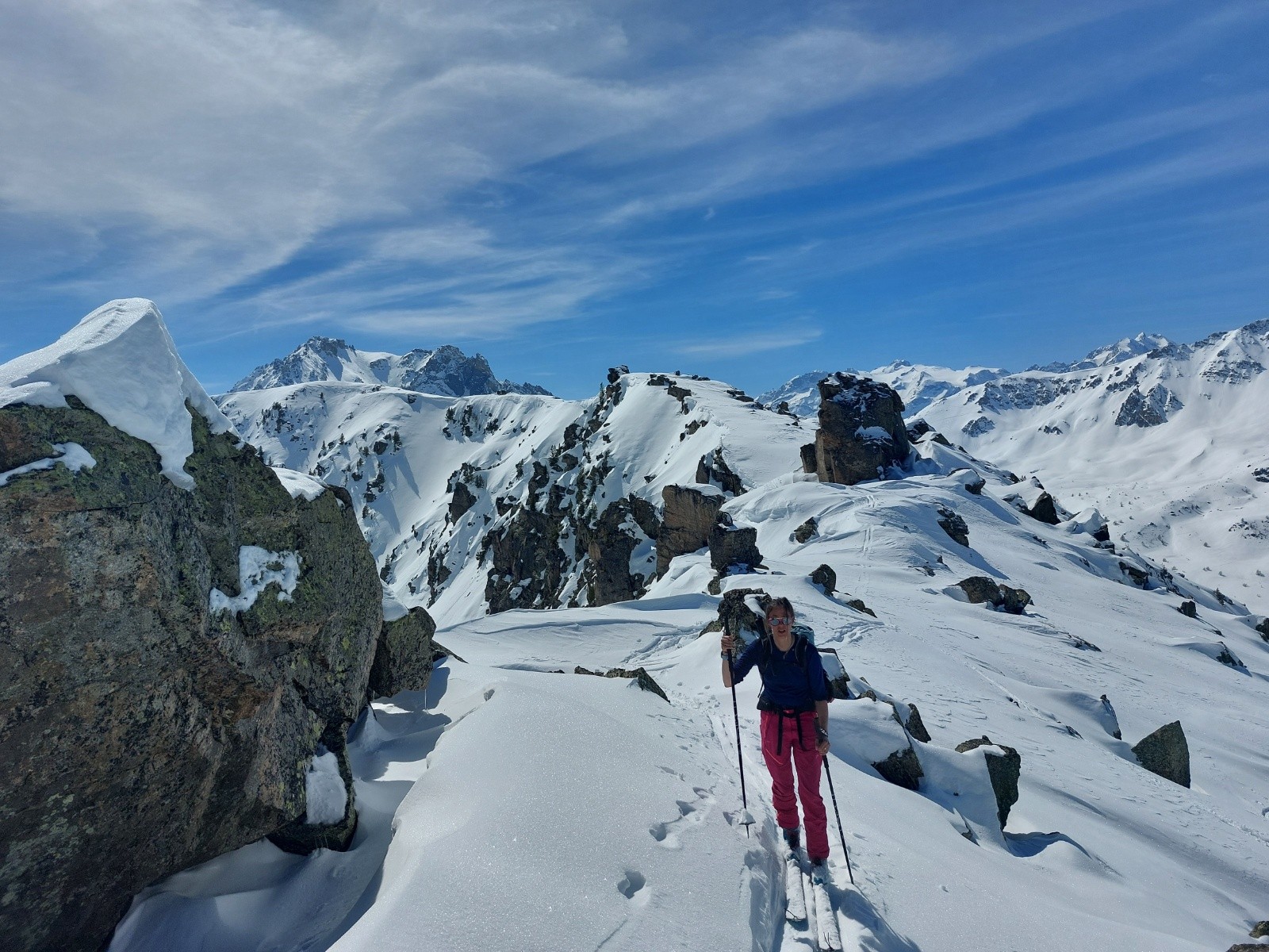 Arrivée sur les crêtes&nbsp;
