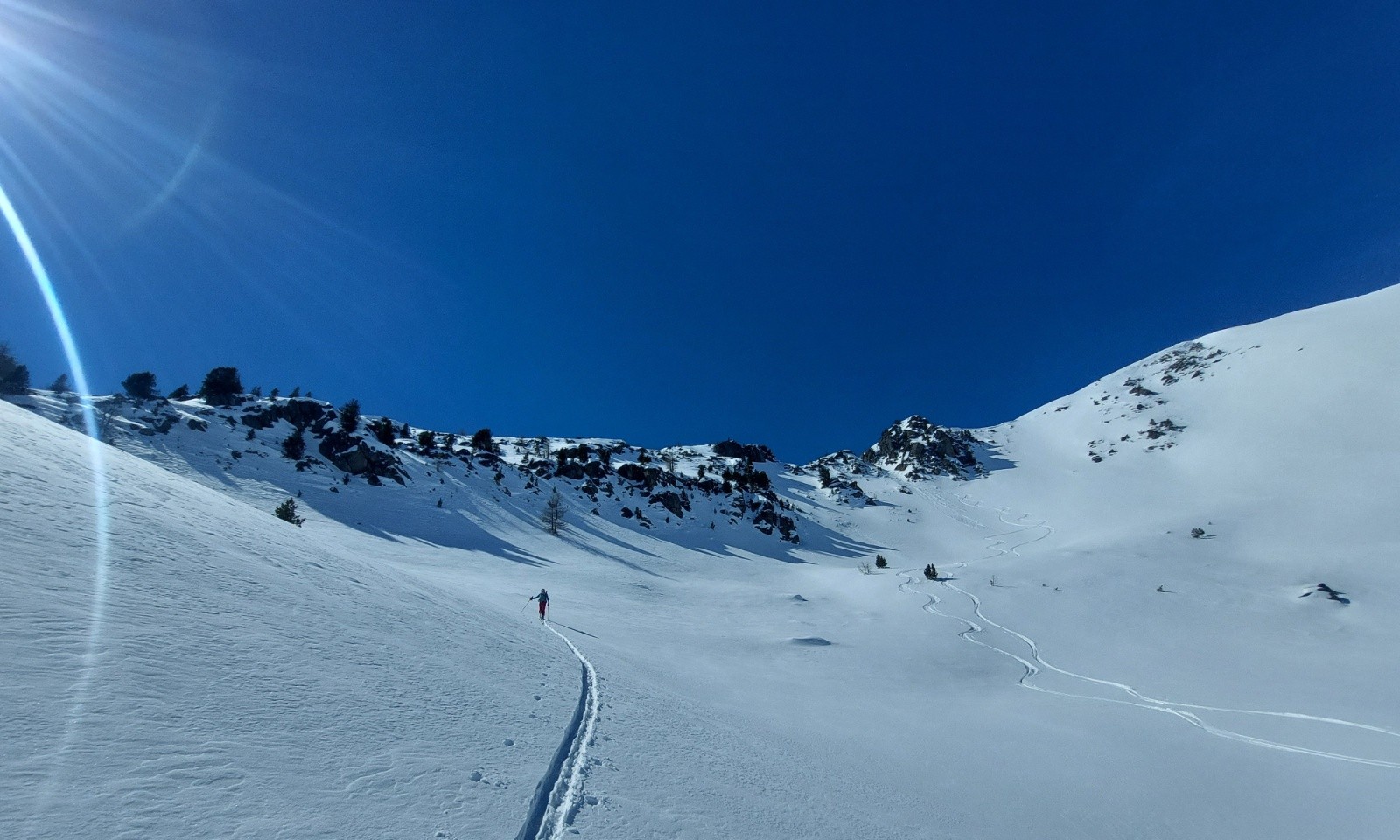 &nbsp;Remontée crête de Baude&nbsp;