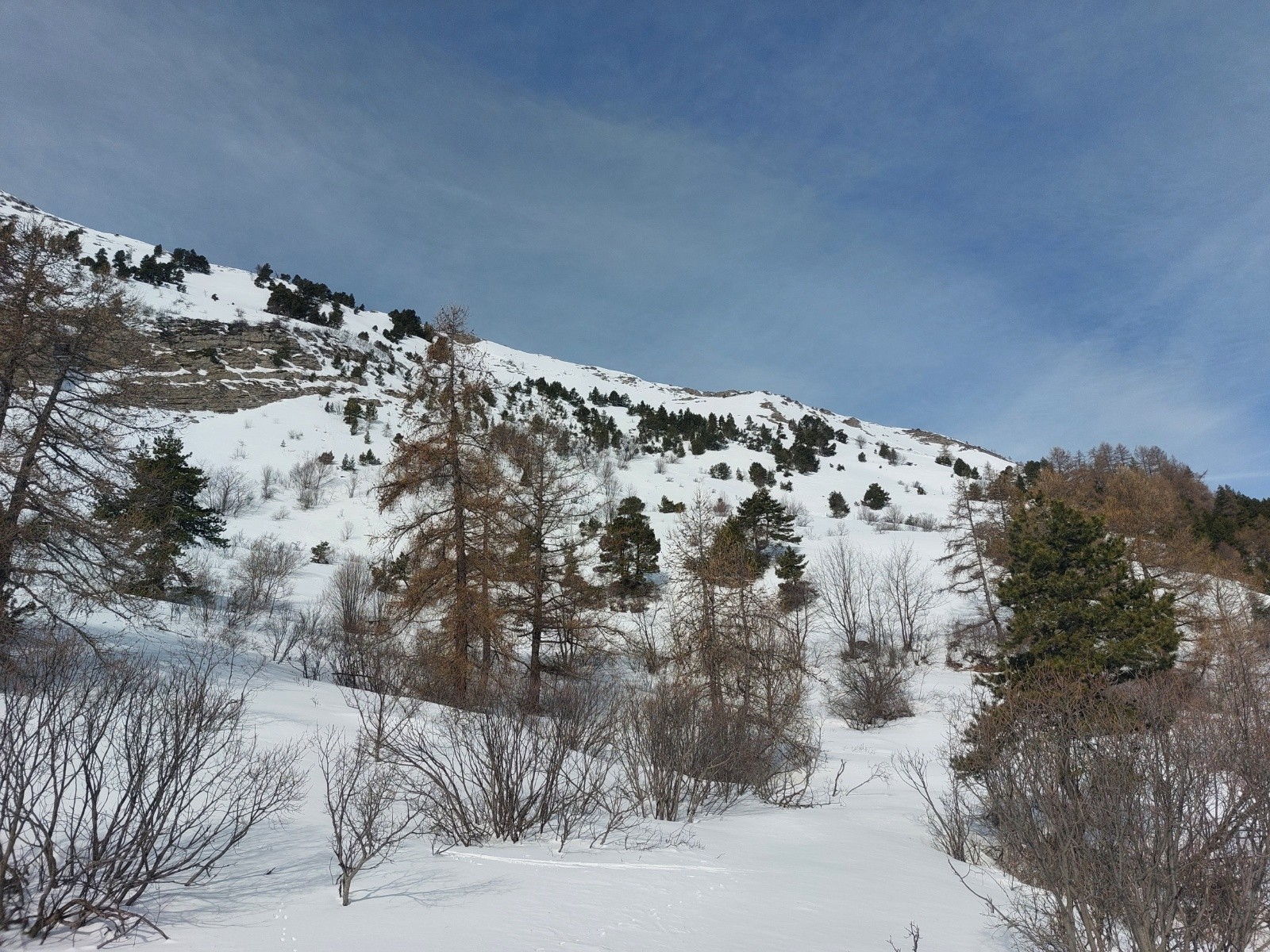 remontée vers Geysinière&nbsp;