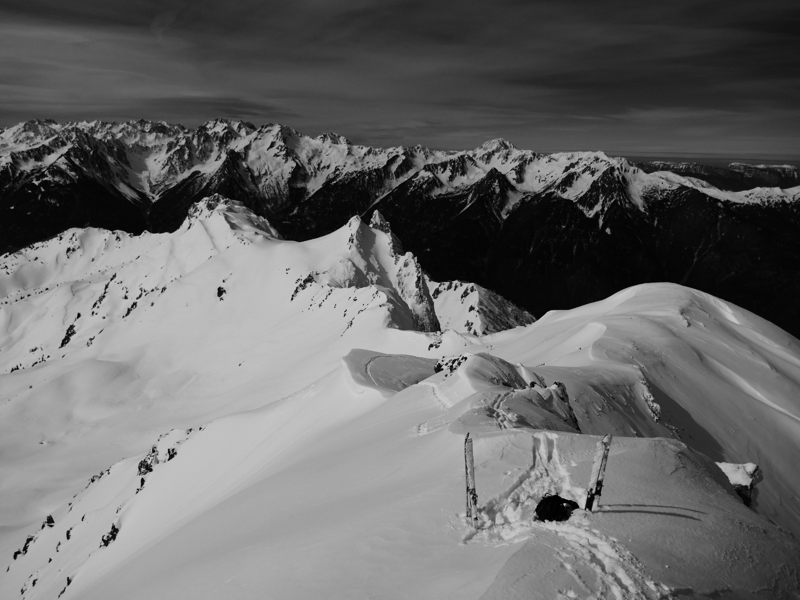 Enfilade sur fond de Belledonnes!&nbsp;