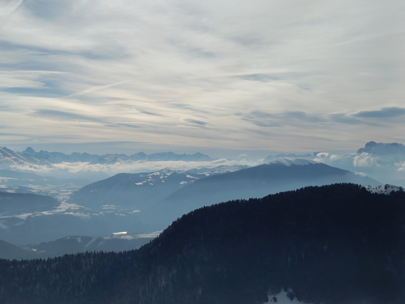 Ambiance lunaire vers le Triève&nbsp;