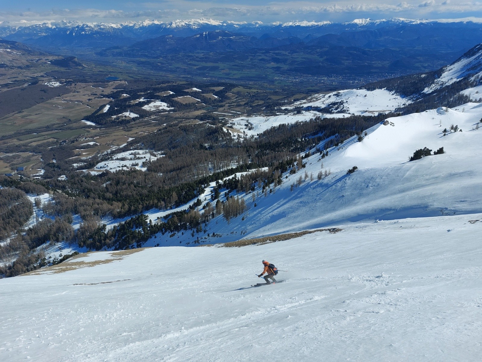 pente SE sous le point 2105m