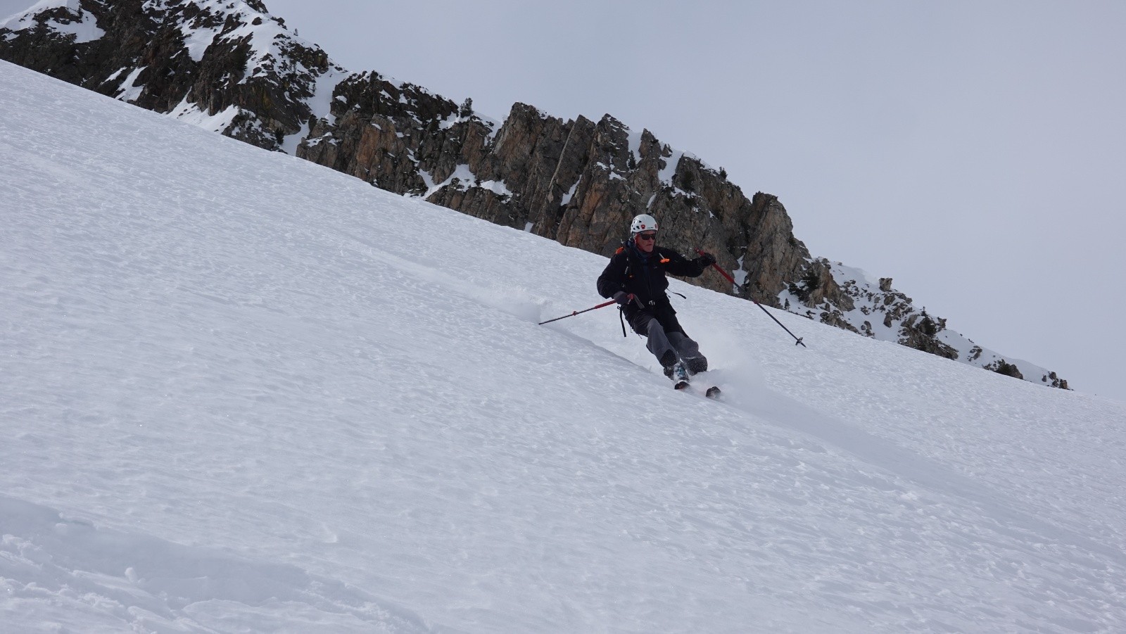 Il faut choisir les zones en poudreuse soufflée
