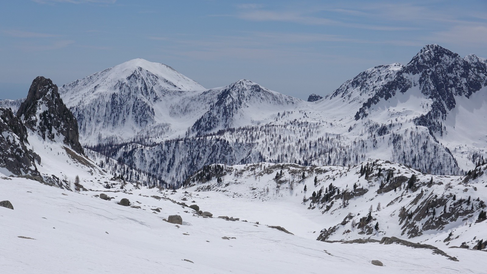 Panorama sur le Lac Nègre, Mont Archas et Caïre Archas