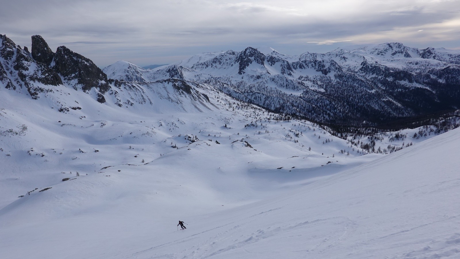 Dans la descente du Col de Frémamorte