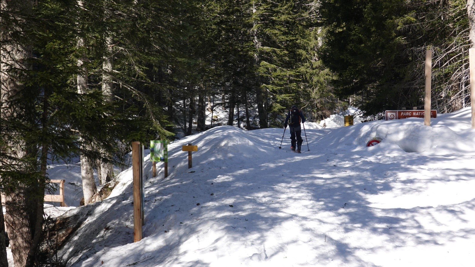 Au niveau du parking d'été du Boréon