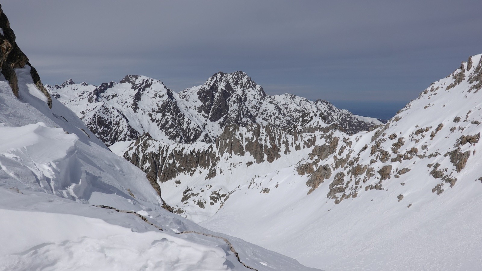 Panorama du Pas des Tablasses sur le Mont Matto