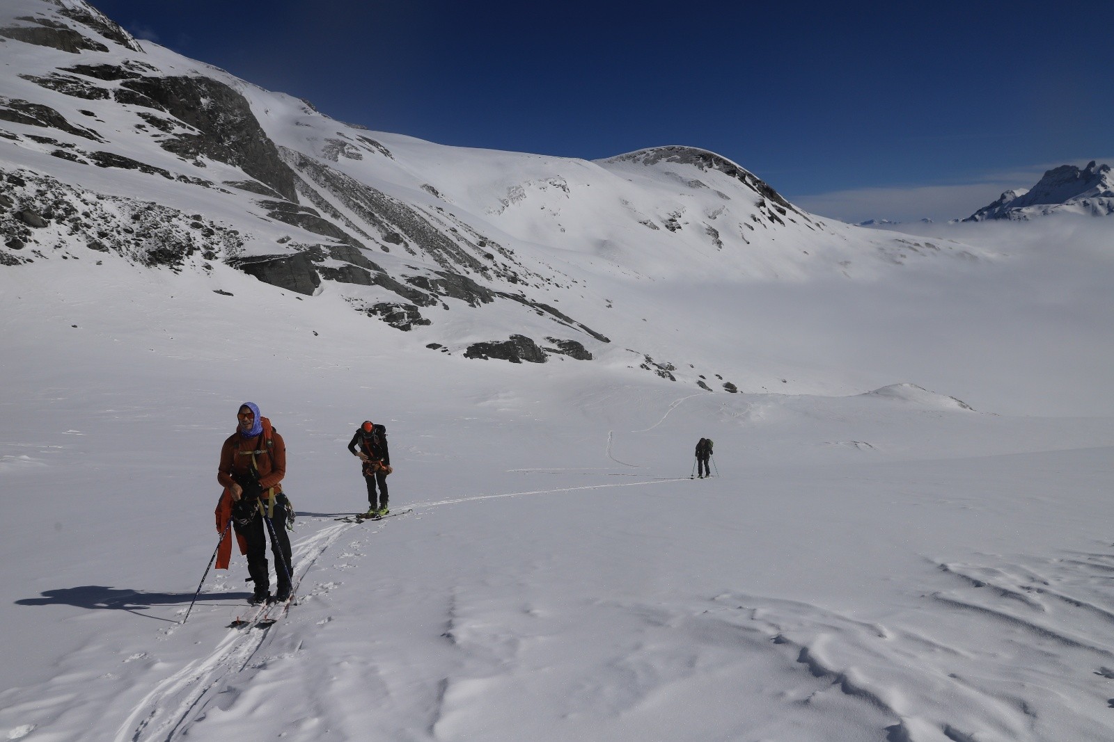 Langue terminale du glacier de la Mahure&nbsp;